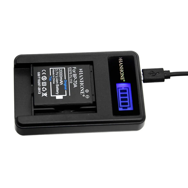 BP-70A EA-BP70A IA-BP70A Зарядное устройство ЖК-дисплей для SAMSUNG ST65 ST66 ST95 ST100 ST6500 SL50 SL600 TL105 TL11 0 TL205 DV180F ES90 Батарея