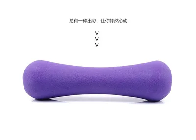 1pcs 3KG or 1pair 1.5kgx2 Home Fitness Yoga Lady Dumbbells Plastic Arm Skinny Rubber Bags Small Dumbbells Fitness Equipment 3KG