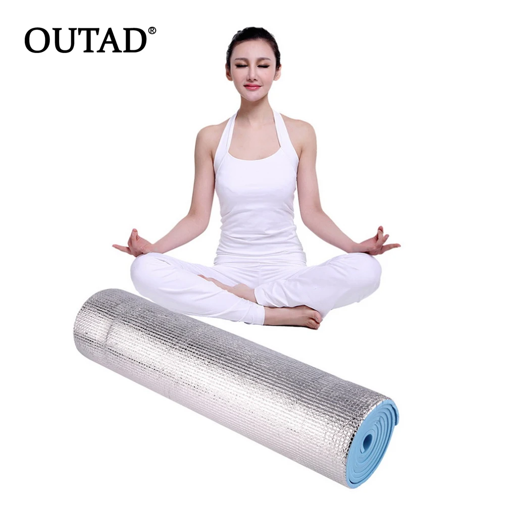OUTAD Waterproof Single Yoga Mat Non Slip 6mm Thick Body Building