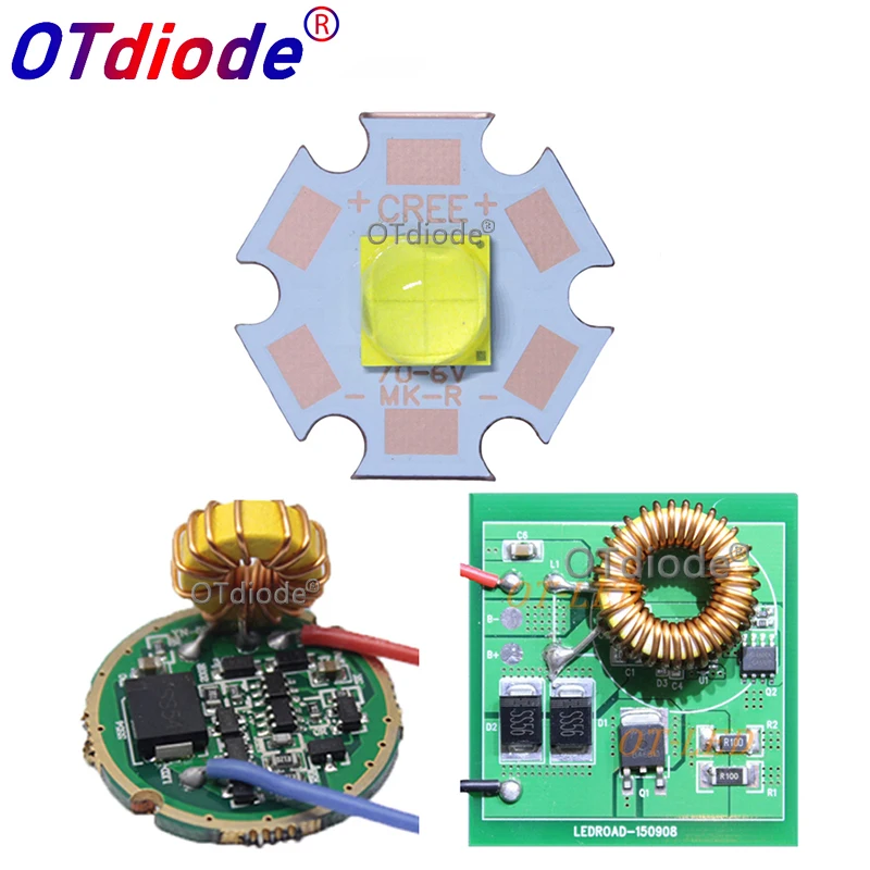 1 компл. Cree XHP70 XHP70.2 6V холодный белый нейтральный теплый светодиодный ОД высокой