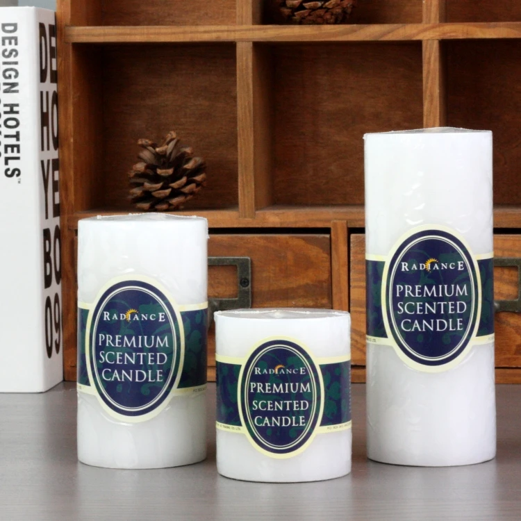 Buy Premium Scented Candle Column Pillar Cylinder