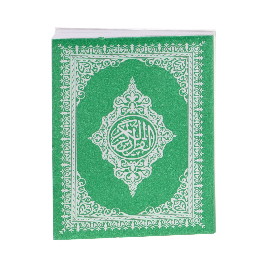 1/6 Exquisite Mini Chinese Language Holy Bible Book Dollhouse Miniatures Decoration for 12inch Dolls -Green Cover for Dollhouse