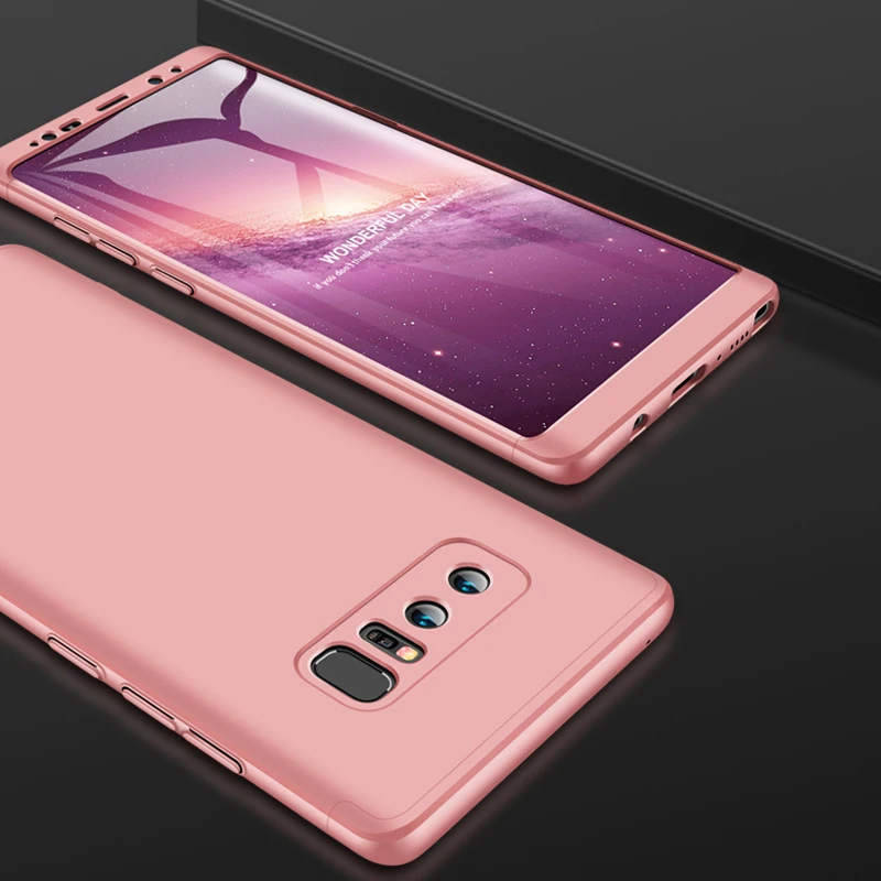 360 Degree Full Protection Shockproof Hard Matte Case for Samsung Galaxy S6 S6Edge S7 S7Edge S8 S8Plus S9Plus Note8 Case 360 full (3)