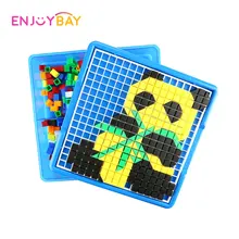 Enjoybay мозаика гриб гвоздя композитных комплект 3D пазл игрушки DIY Соберите разведки пазлы и пуговицы Книги по искусству развивающие игрушки
