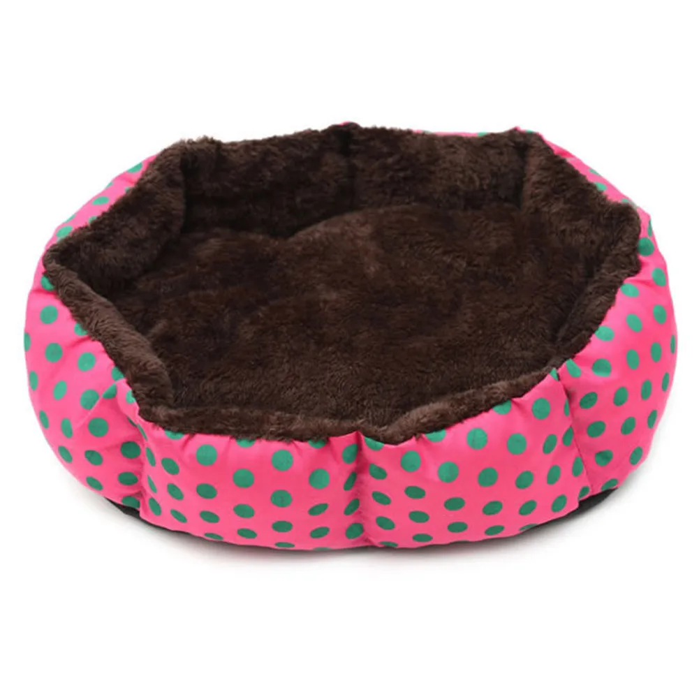 

Winter Lovely Pet Cushion Warm Soft Blanket Dog Mat Warm Print Dot Puppy Mattress Blanket Bed Cat Pad 2018