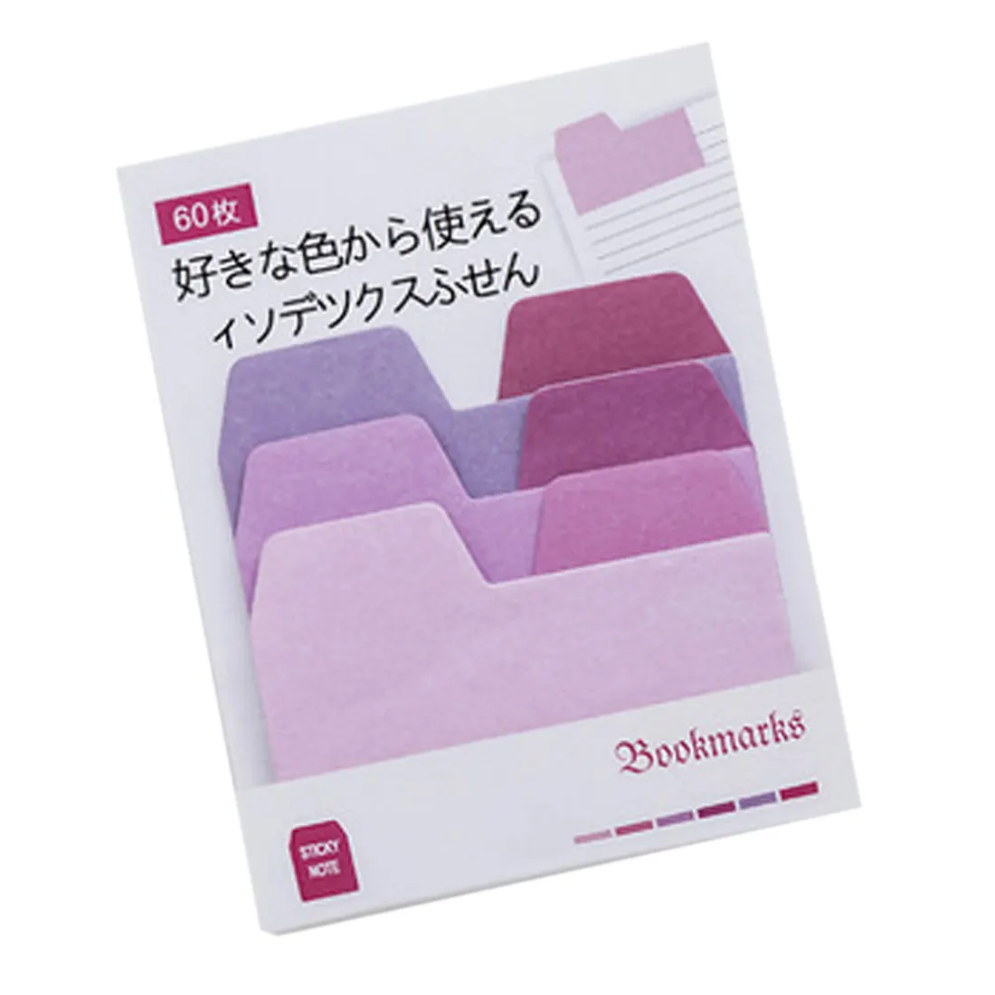 Gradient purple Школьные принадлежности акварельные градиентные японские бумажные Канцелярские стикер для заметок Pad Post планировщик стикер - Цвет: Gradient purple