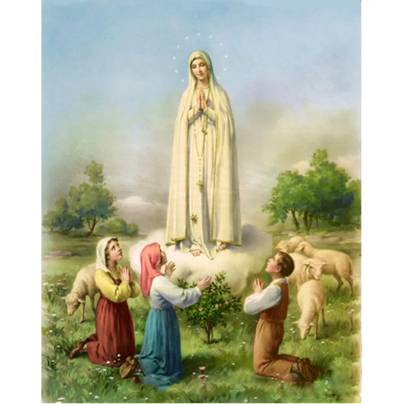 5D DIY Diamond Painting Our Lady Religion Icons Embroidery Picture of Resin Cross Stitch Full Mosaic Home Decor | Дом и сад