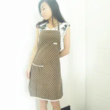 Бренд хлопчатобумажной ткани карман Регулируемый фартуки ежедневно кухня по дому аксессуар, приготовления необходимо рукавов передник