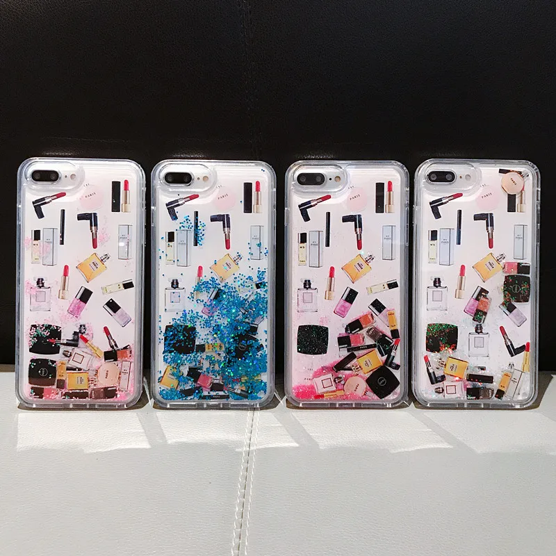 

Quicksand Capinha For iPhone X 7 8 Plus Xs Max Xr Hard Plastic Case For iPhone X 6 6s Plus Dynamic liquid Capa ipone Shell Coque