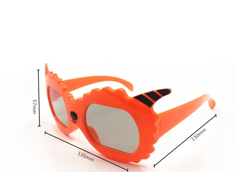Children Passive Polarized 3D Glasses For Passive 3D Tvs & RealD Movie Theaters & Cinema Theaters Kids Glasses
