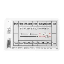 1 комплект булавки для часов Диаметр 1 мм ремонт изделий из нержавеющей стали инструменты ремешок для часов булавки аксессуары разные размеры Часовщик N11_B
