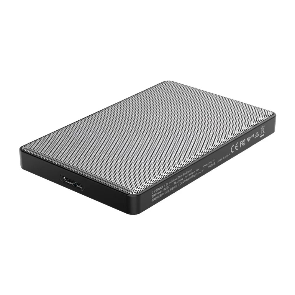 ORICO 2," USB 3,0 SATA HDD чехол полностью сетчатый HDD жесткий диск внешний 5 Гбит/с HDD корпус черный чехол