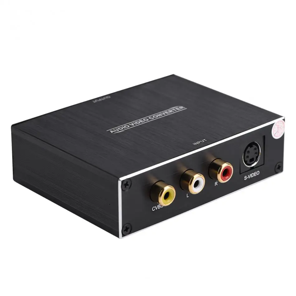 

3 RCA AV S-VIDEO to HDMI Converter Audio Video Signal Converter 1080P HD Display for Laptop for PS4 DVD for XBOX360