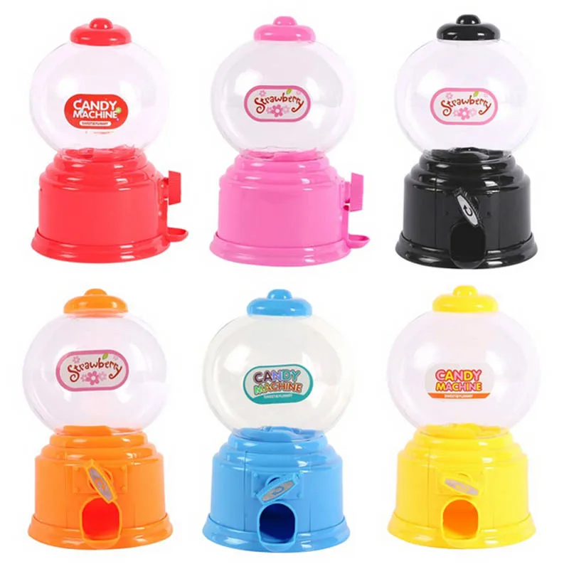Креативные детские игрушки милые мини конфеты машина диспенсер пузырь Gumball экономия монет коробка банка - Цвет: Random