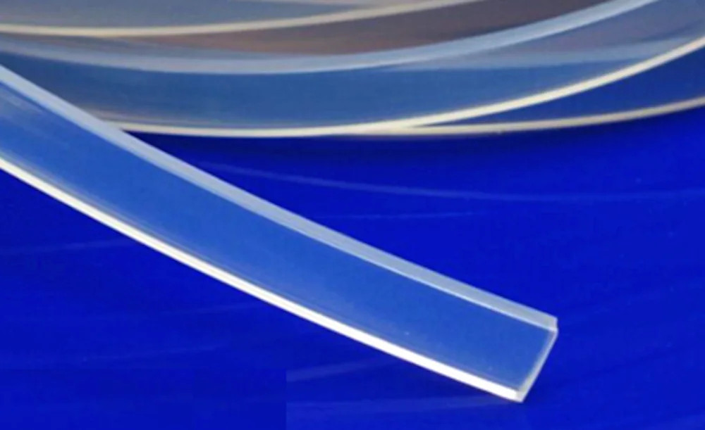 Light Box Seal Strip Solid Silicone Bar High Temperature 3mm x 50mm 3 x 50mm 0.87m 0.98m Transparent