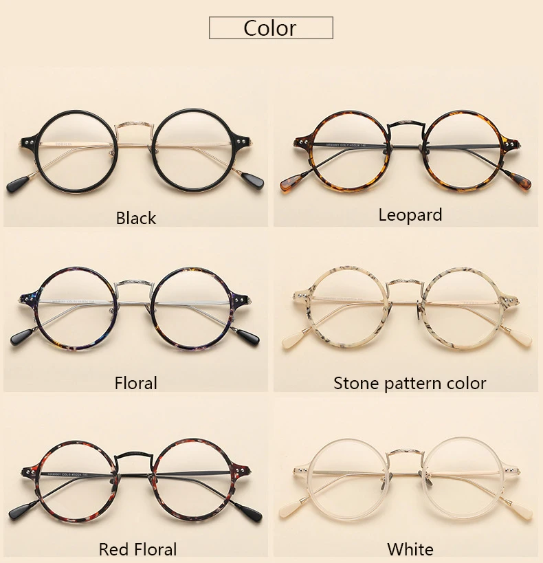Ретро Круглые очки, оправа, классические, для женщин и мужчин, близорукость, оптическая оправа, элегантные, прозрачные линзы, очки, Ретро стиль, повседневные оправы для очков