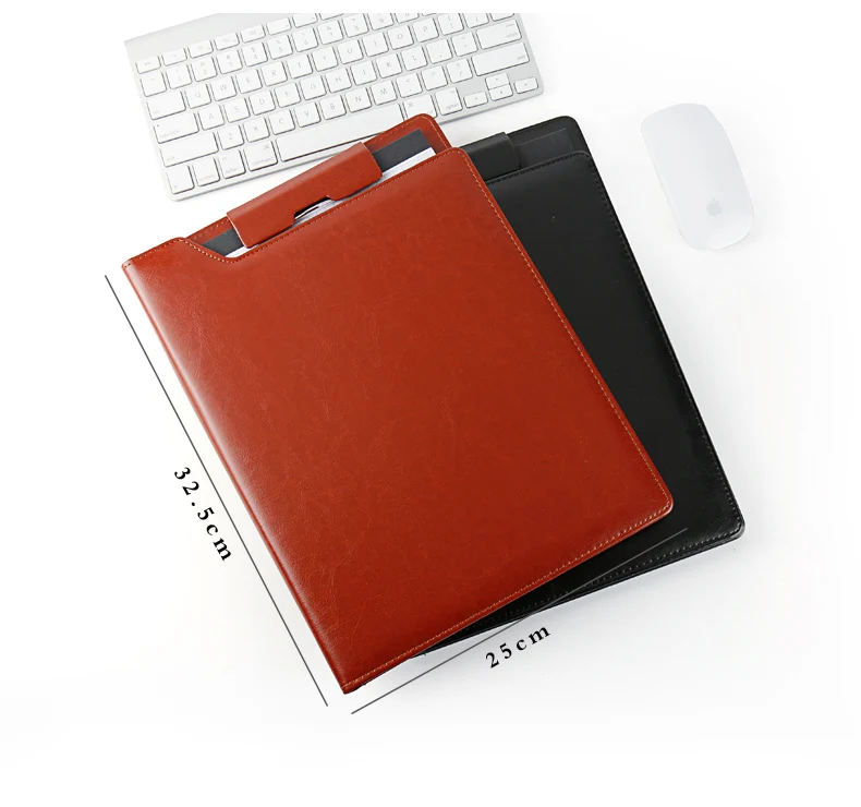 A4, офисные и школьные принадлежности записные книжки блокноты для планшета из искусственной кожи Бизнес финансовый школьные с внутренний держатель для карт 1307