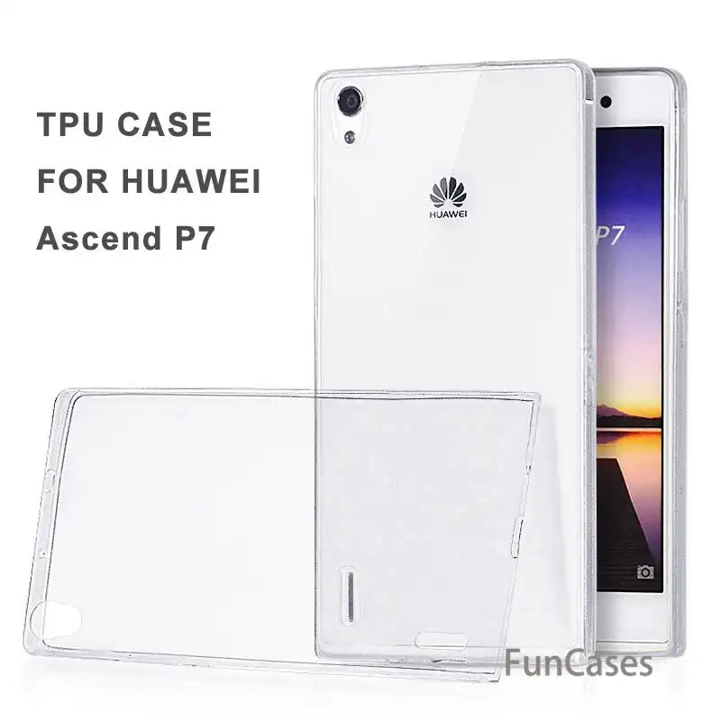 Ультратонкий Мягкий ТПУ прозрачный чехол для Huawei P8 lite P9 P10 plus G7 Y6 GT3 Y5 II G8