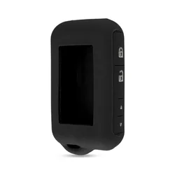 Premium Silicone Protective Key Case for Remote Control Key Fob (Black)