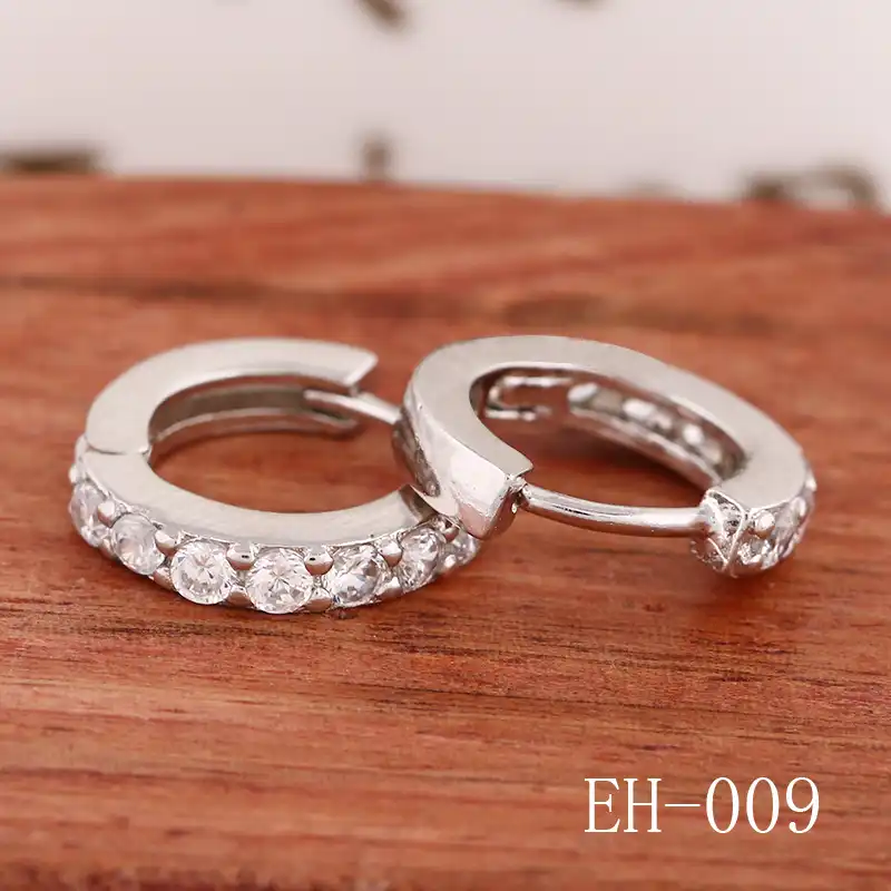 2017 Бесплатная доставка ювелирные изделия из стерлингового серебра 925 Одиночная микро-инкрустация серебряные серьги с цирконием модные одиночные серебряные серьги с цирконием