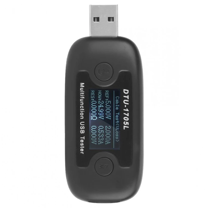 Dtu1705L многофункциональный Usb Емкость тестер напряжения измеритель тока монитор инструмент