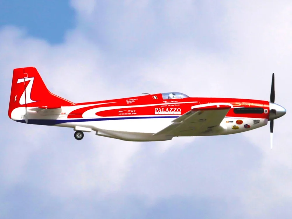 FMS 1100 мм 1 м P 51 P51 Strega 6CH 4S с втягивающимися высокоскоростными гоночными RC