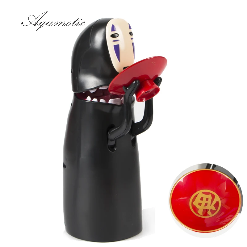 

Aqumotic Container Faceless Money Box Piggy Bank for Men E ABS Spirited Away Storage Decor Automation Save Coins