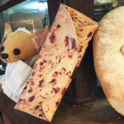 

Cute Creative Lifelike Chinese Style Sesame Seed Cake Baked Roll Pancake PU Leather Roll Pencil Bag Case Cylindrical Storage Bag