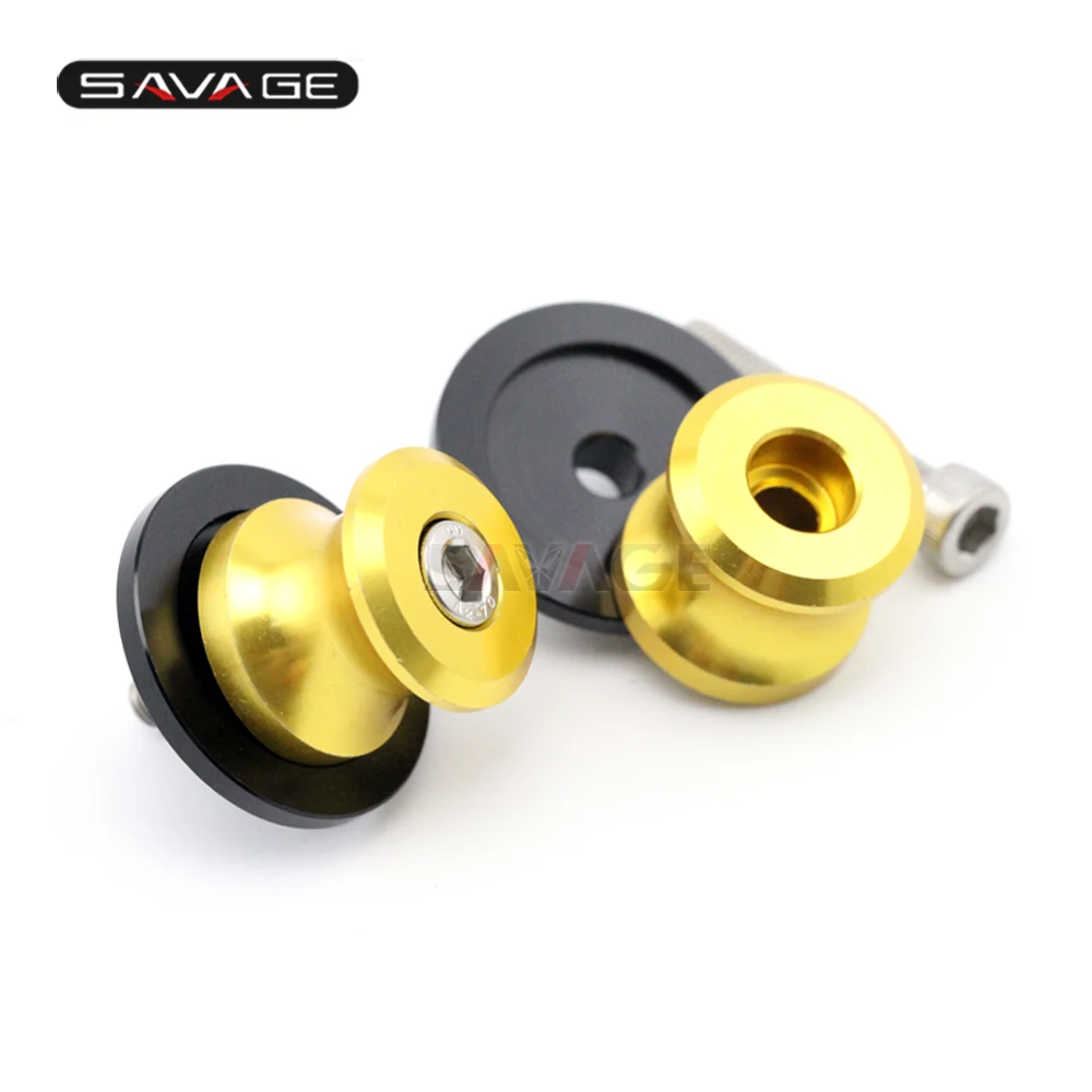 Swingarm Spools Slider For YAMAHA YZF R1/R3/R6/R6S/R25 XSR 900 XSR900 YZF-R1 YZF-R3 YZF-R6 YZF-R6S YZF-R25 Stand Screw M6 CNC