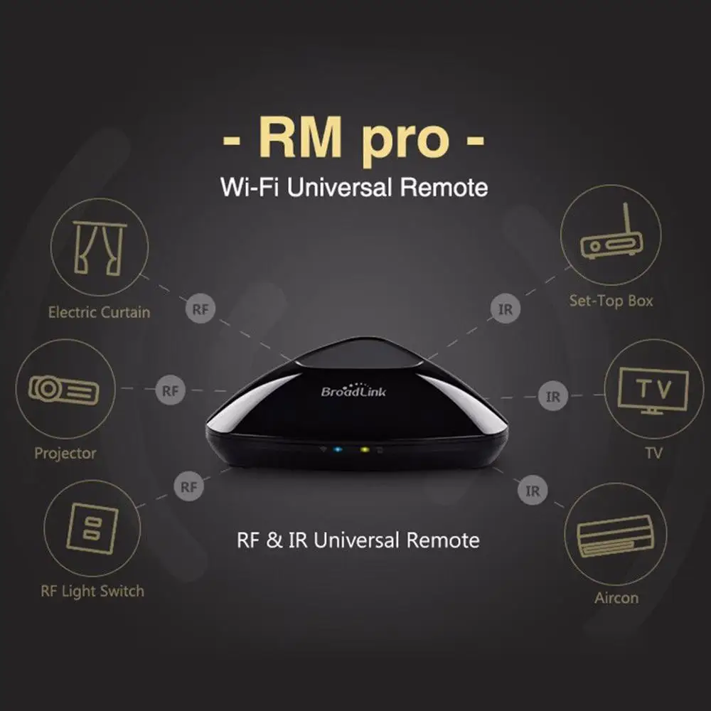 Версия 2018 Broadlink RM Pro + умный дом автоматизация Универсальный WIFI IR RF беспроводной