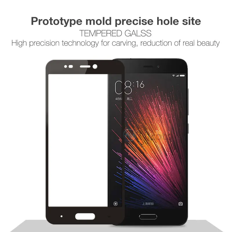 Nicotd Tempered Glass For Xiaomi Mi 5 5c 5s plus Screen Protector For Xiomi Redmi pro Note 1 Mix 2 2s 3 4 5 6 7 Full Cover Film (3)