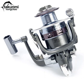 

2018 13 Ball Bearing 5.2:1 Freshwater Eel Fishing Yarn Reel 2000-6000 Series Original Rubber Roller Fishing ZG-78