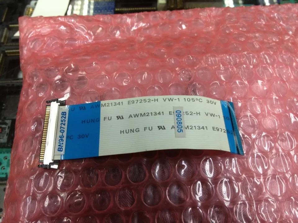 Ffc Flex Fita Cabo Awm21341 E97252-h Vw1 105c 30v Lcd 30pin 3cm 100 mm de Comprimento Botão Liga Desliga - Imagem 2