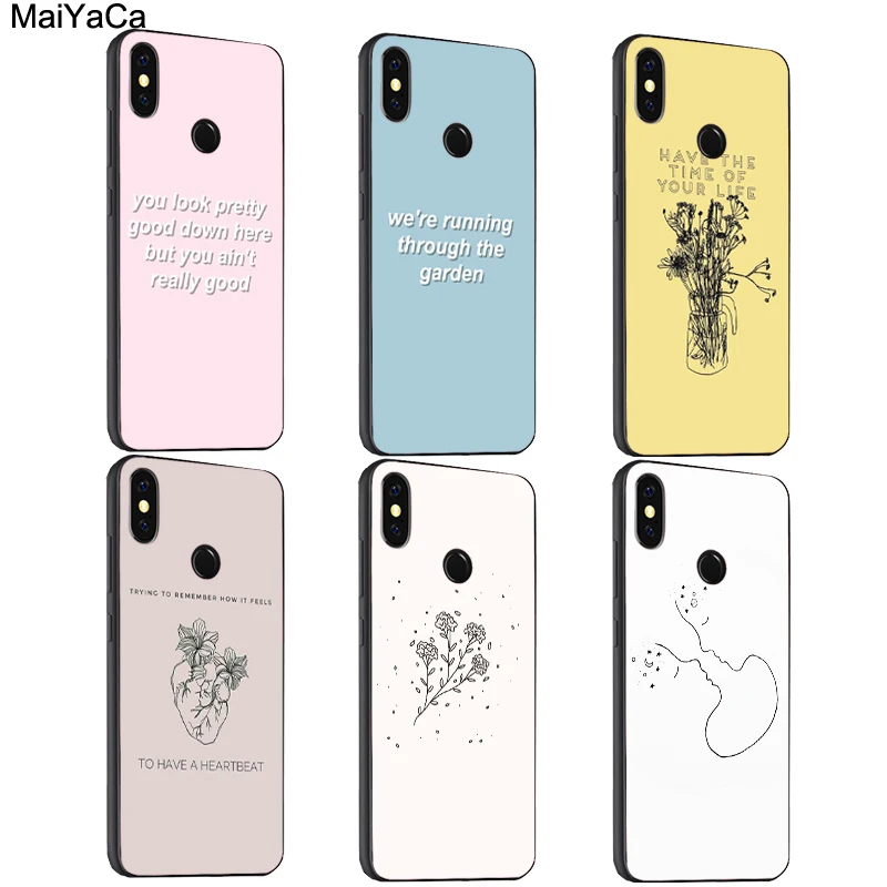 

MaiYaCa Minimal Pastel Aesthetics Case For Xiaomi Redmi Note 7 5 Pro 5A 5Plus 6Pro 6A S2 Mi 8 9 SE 6 6X Mix2s Max 2 3 Capa