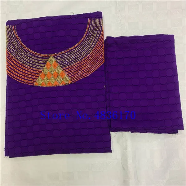 

Dubai fabric with beads new style pruple swiss voile lace in switzerland hot sale 100%cotton soft atiku fabric 3+2yards/lot