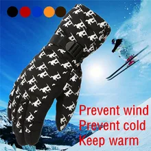 Перчатки для катания на лыжах и сноуборде, мотоциклетные перчатки, водонепроницаемые, ветрозащитные, зимние, теплые, Guantes Moto Luvas, мотоциклетные, защитные#2s25# F