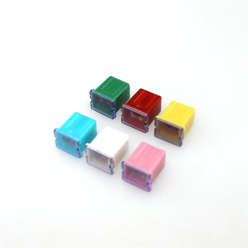 6pcs Auto weiblich Push-in Patrone Sicherungen 32v 20a 25a 30a 40a 50a 60a