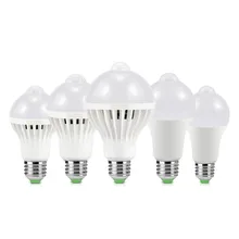 PIR индукционный светодиодный светильник 5 Вт 7 Вт 9 Вт 12 Вт 18 Вт светодиодный датчик движения ac220в светодиодный светильник для коридора, коридора, лестницы, балкона