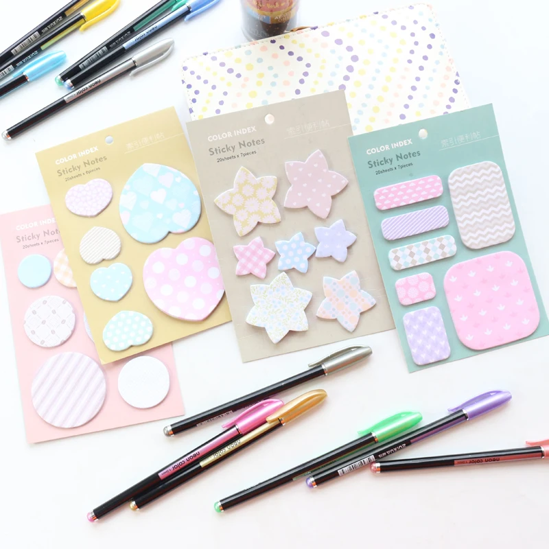 

Domikee original creative cute Japanese kawaii school student sticky bloc notes pad stationery,cartoon index tabs/memo pad set