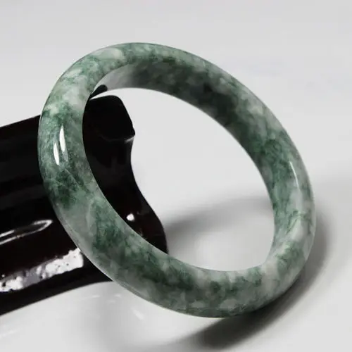 

2629 Certified Grade A Natural Green Jadeite Jade Gems Bangle Bracelet