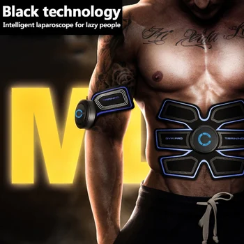 

Smart EMS Electric Treatment Massager Abdominal Muscle Stimulator Home Fitness Sports Trainer Equipment