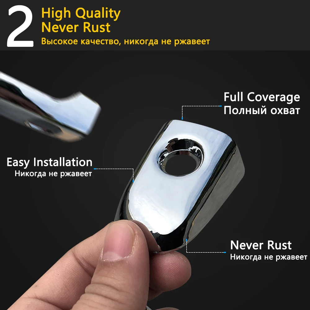  for Citroen Jumpy Dispatch 2007~2016 Chrome Door Handle Cover Car Accessories Stickers Trim Set 200