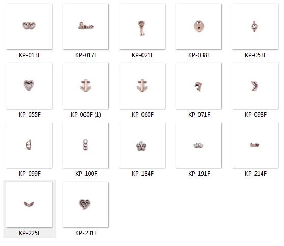 

Vinnie Design Jewelry 10mm Coffee Color Slide Charms for Keeper Mesh Bracelet Mixed Design Wholesale