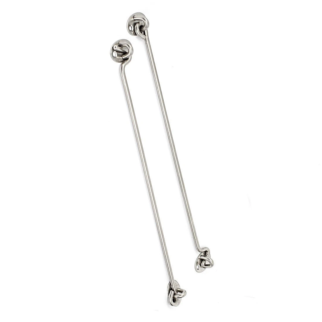 

350mm Long Stainless Steel Cabin Hook Eye Shed Gate Door Latch 4pcs