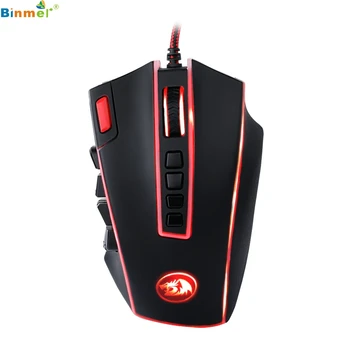 

Binmer 25-key LOL CF weight-increasing wired laser gaming mouse 24000 DPI USB wired RGB programmable gaming ergonomic USB mouse