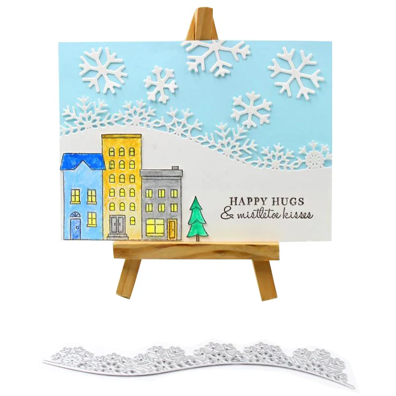 

KSCRAFT 2018 New Snowflake Merry Christmas Metal Cutting Dies Stencils for DIY Scrapbooking Decorative Embossing Paper Cards