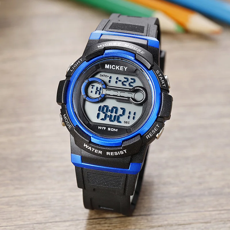 

Disney Kids Wrist Watch Waterproof Boys Sport Watches Alarm Date Led Luminous Baby Girl Watch Gift jongenshorloges hodinky kids