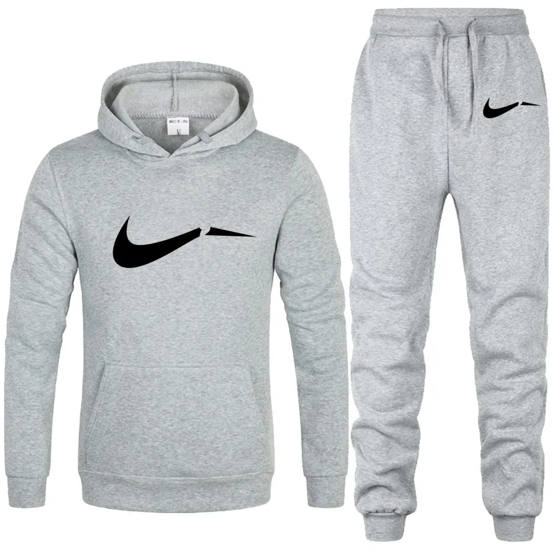 Herbst winter Trainingsanzug Männer Frau Lässige Sportswear Anzüge männer Zwei Stück Sets Pullover Hoodies + Hosen Sweatsuit Schlanke Männliche