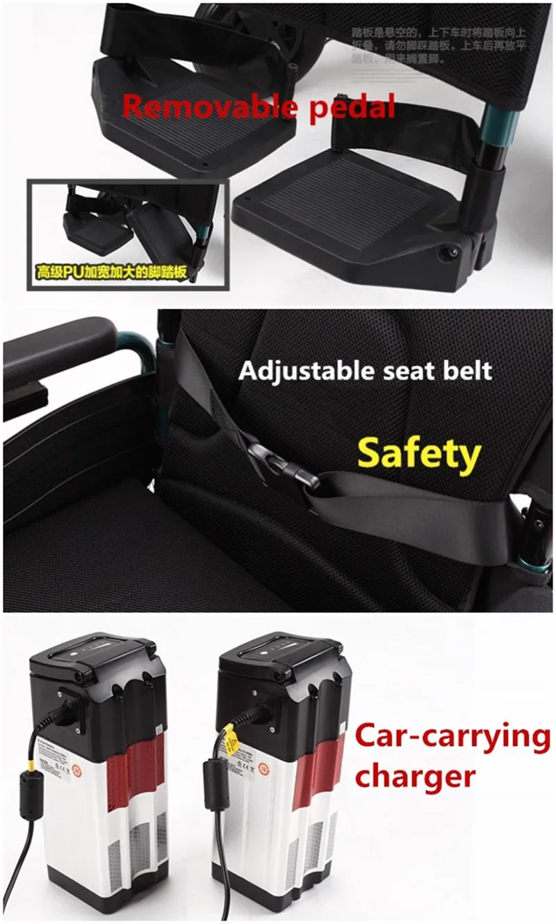 lightweight handicapped electric wheelchair for disabled people (5)