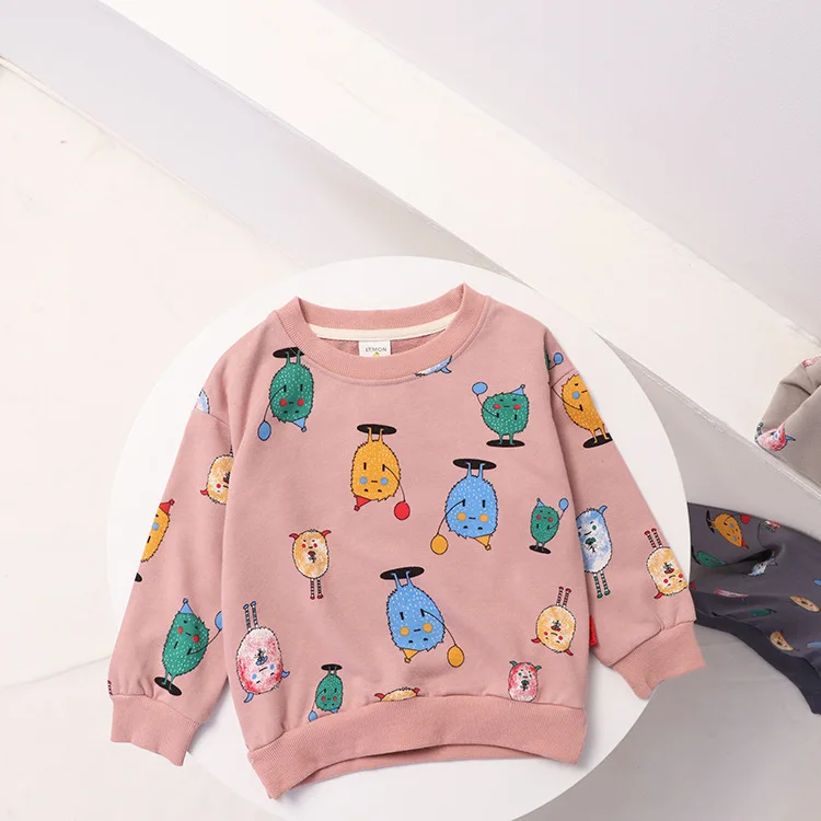 Children Sweatshirt For Baby Boys Girls Tops Tees Toddler Boy Clothing Long Sleeve T Shirt Kids Clothes Cartoon Hoodies T Shirts (1)